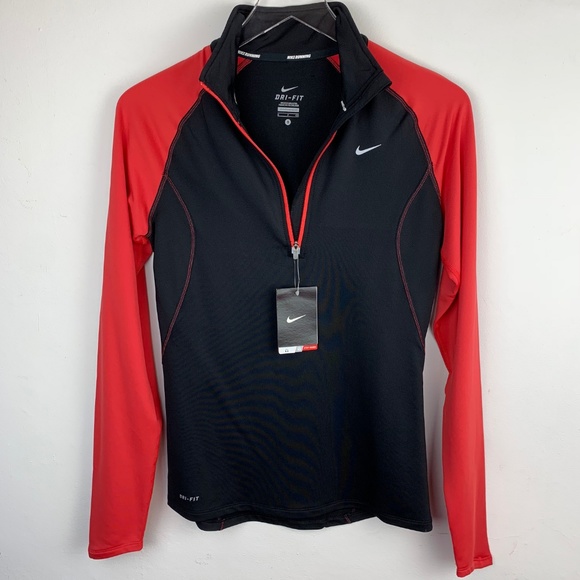 Nike Tops - NIKE — Dri-FIT Stay Warm Running Zip Track Jacket